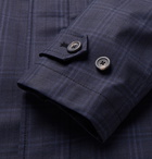 Norse Projects - Svalbard Checked Storm System Wool Coat - Blue