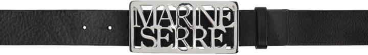 Photo: Marine Serre Black Logo Belt
