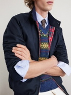 Baracuta - G9 Melton Virgin Wool-Blend Harrington Jacket - Blue