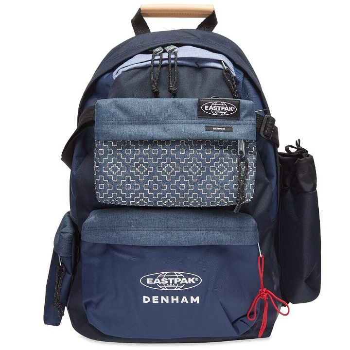 Photo: Denham x Eastpak Padded Backpack in Blue