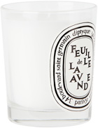 diptyque White Lavender Leaf Candle, 190 g