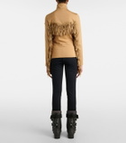 Goldbergh Whisper studded fringed ski top