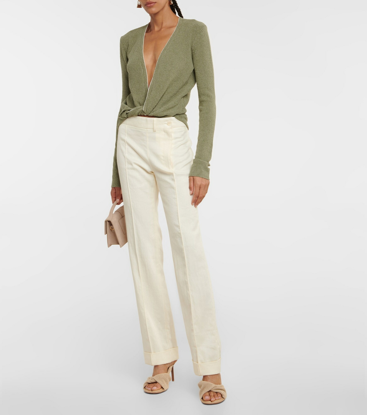 Jacquemus - Le Gilet Noué cotton-blend cardigan Jacquemus