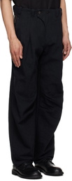 DEVOA Black Baggy Heavy Denim Jeans