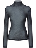 ANN DEMEULEMEESTER - Kaisu Sheer Knit High Neck Sweater