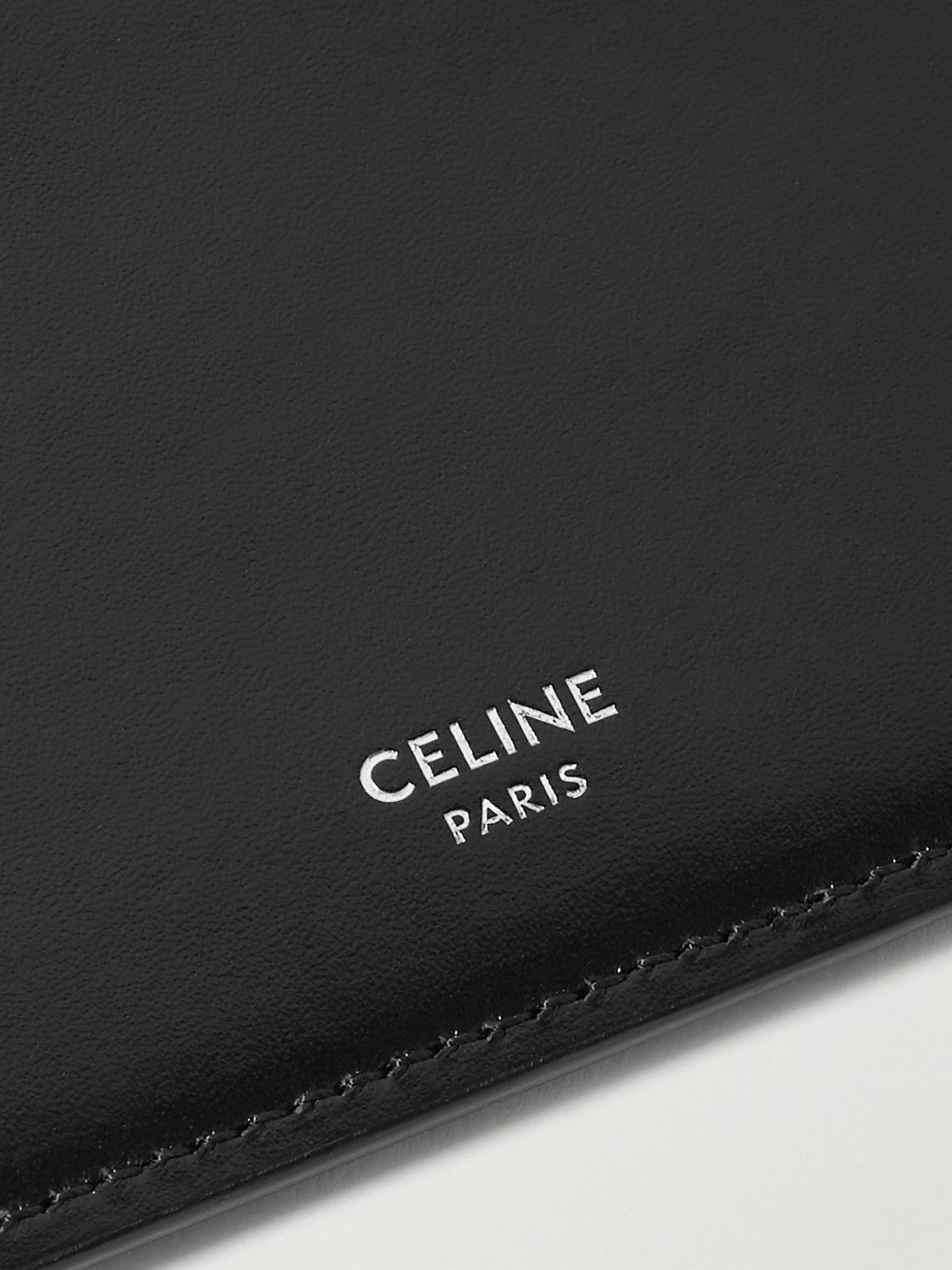 CELINE - Triomphe Coated-Canvas Zipped Cardholder