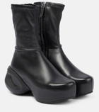 Givenchy - G leather clog ankle boots