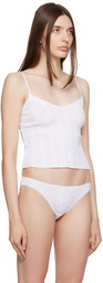 Cou Cou White 'The Long' Camisole