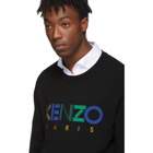 Kenzo Black Wool Kenzo Paris Sweater