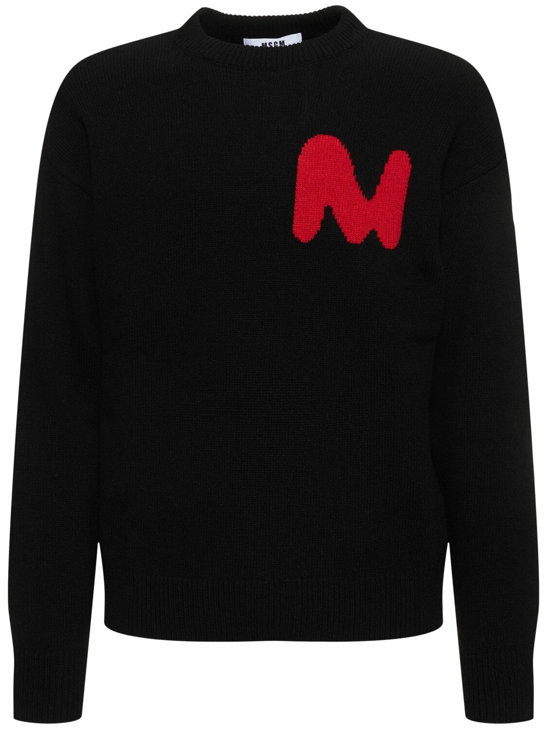 MSGM 50 The Mwave Intarsia Knit Sweater MSGM