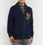 Polo Ralph Lauren - Shawl-Collar Logo-Appliquéd Cotton Cardigan - Navy