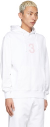 Aitor Throup’s TheDSA SSENSE Exclusive White Logo Hoodie
