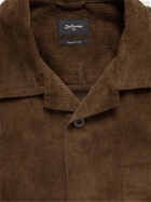 Bellerose - Goney Camp-Collar Cotton-Corduroy Shirt - Brown