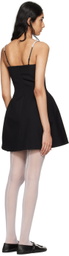 SHUSHU/TONG Black Corset Minidress
