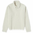Jacquemus Men's Neve Knit Polo Shirt in Off White