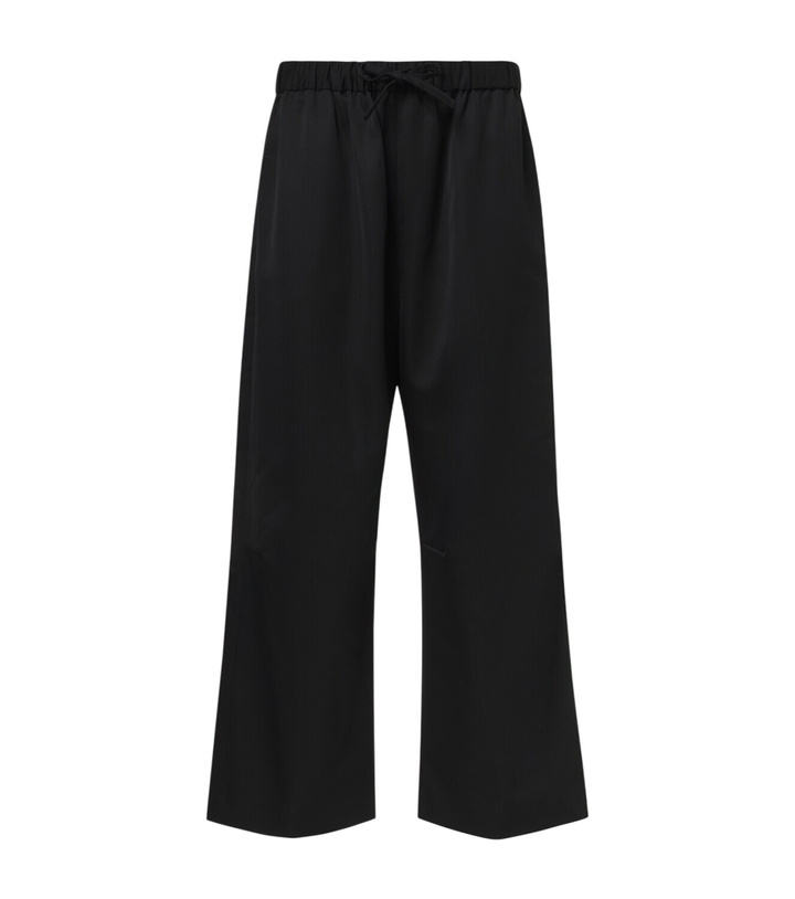 Photo: Simone Rocha Crêpe satin wide-leg pants