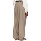 Valentino Taupe Wool Trousers