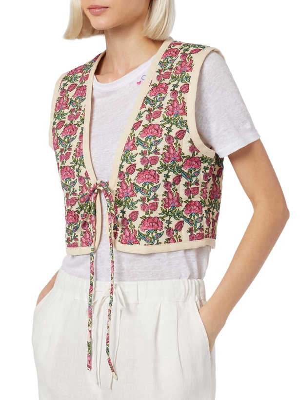 Photo: MC2 Saint Barth Woman Embroidered Padded Vest