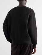 A.PRESSE - Brushed Cashmere Sweater - Brown