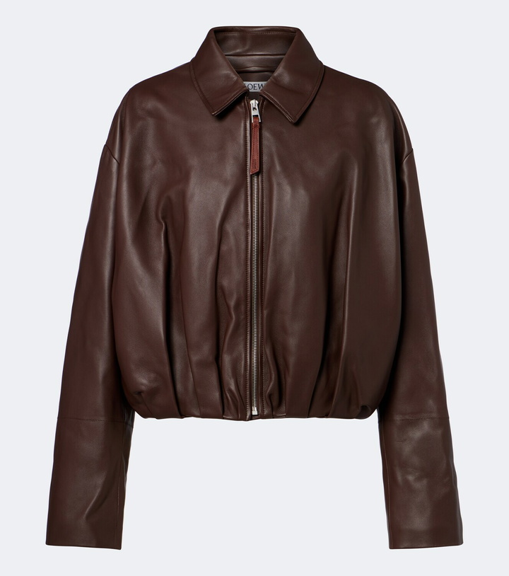 Photo: Loewe Draped leather jacket