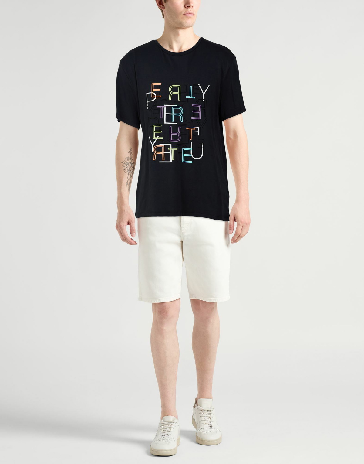 Peuterey Mens T-shirt Midnight in Blue