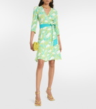 Diane von Furstenberg Belted printed minidress