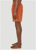 Ripstop Logo Swim Shorts in Orange