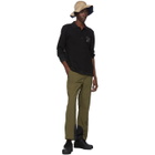 LHomme Rouge Black Togetherness Long Sleeve Polo