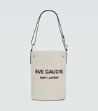 Saint Laurent - Rive Gauche canvas bucket bag