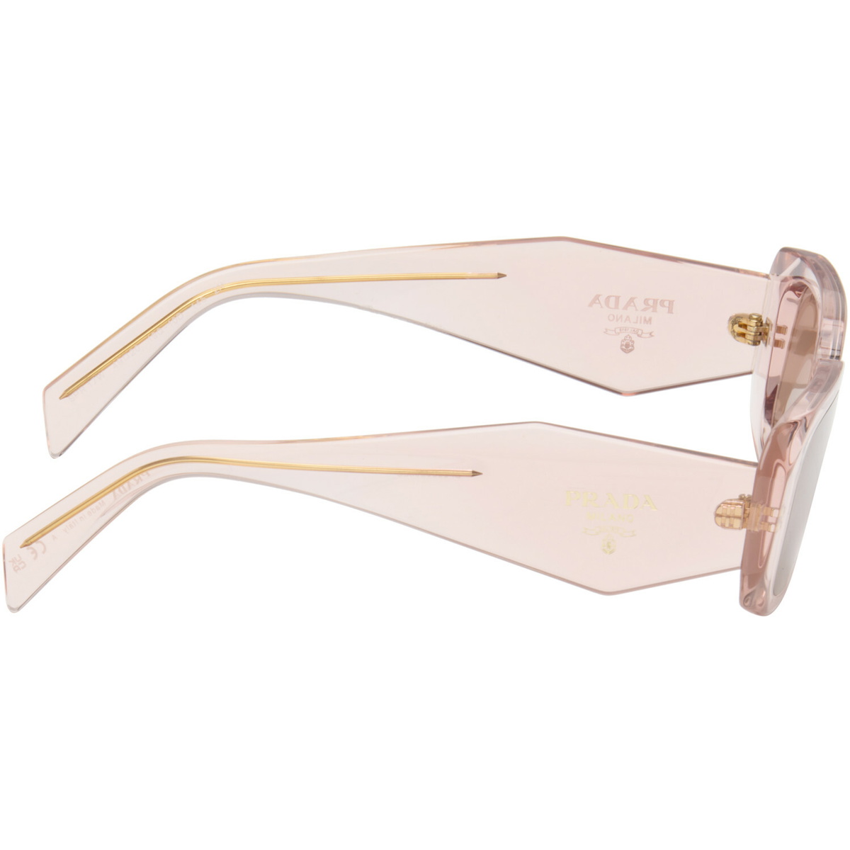 Prada Eyewear Pink 'Prada Symbole' Sunglasses
