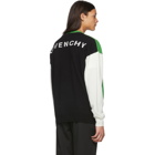 Givenchy Green Knit Color Block Sweater