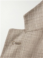 Canali - Kei Unstructured Wool and Silk-Blend Blazer - Neutrals