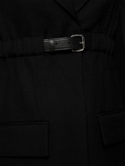 ALEXANDER WANG - Wool Blazer W/ Leather Belt