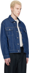 Maison Kitsuné Blue Denim Trucker Jacket