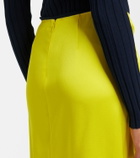 Stella McCartney Draped satin pencil skirt
