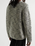 Auralee - Ribbed Wool and Alpaca-Blend Sweater - Gray