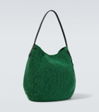 JW Anderson Bulb Small beaded bucket bag