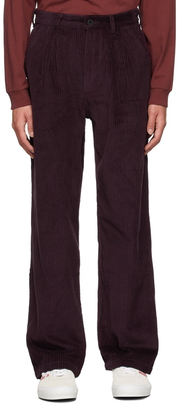 Photo: Brain Dead Purple Corduroy Extra Wide Trousers