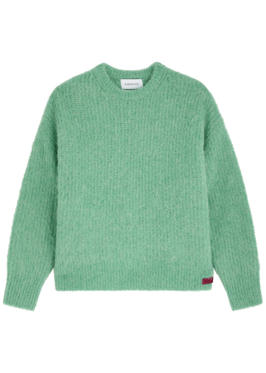 16 Arlington Sephia Alpaca-blend Jumper Green