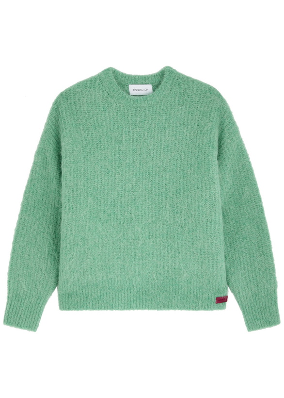 Photo: 16 Arlington Sephia Alpaca-blend Jumper Green