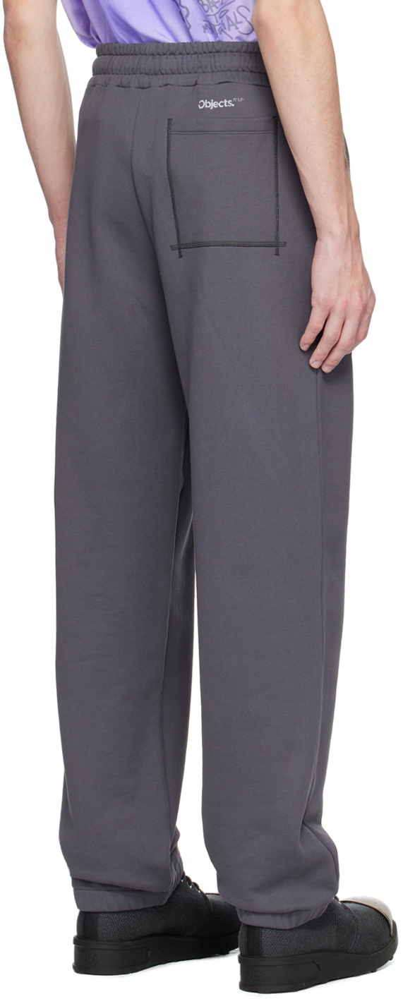 Objects IV Life Gray Printed Sweatpants