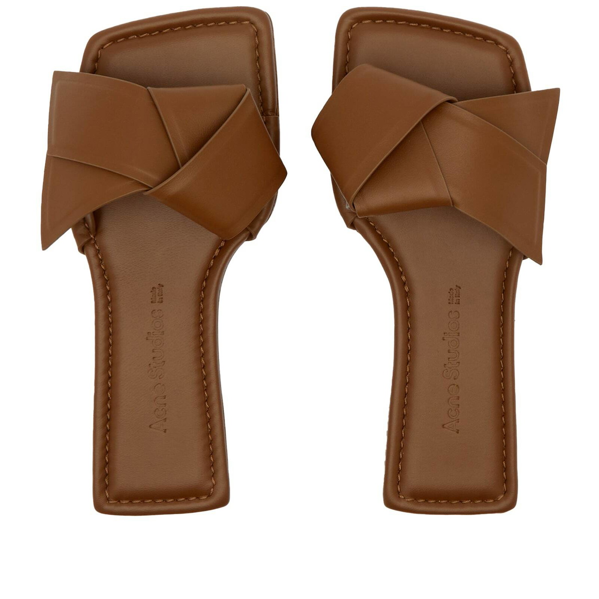Acne Studios Women's Musubi Sandal in Camel Brown Acne Studios