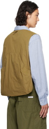 Engineered Garments Khaki Fowl Vest