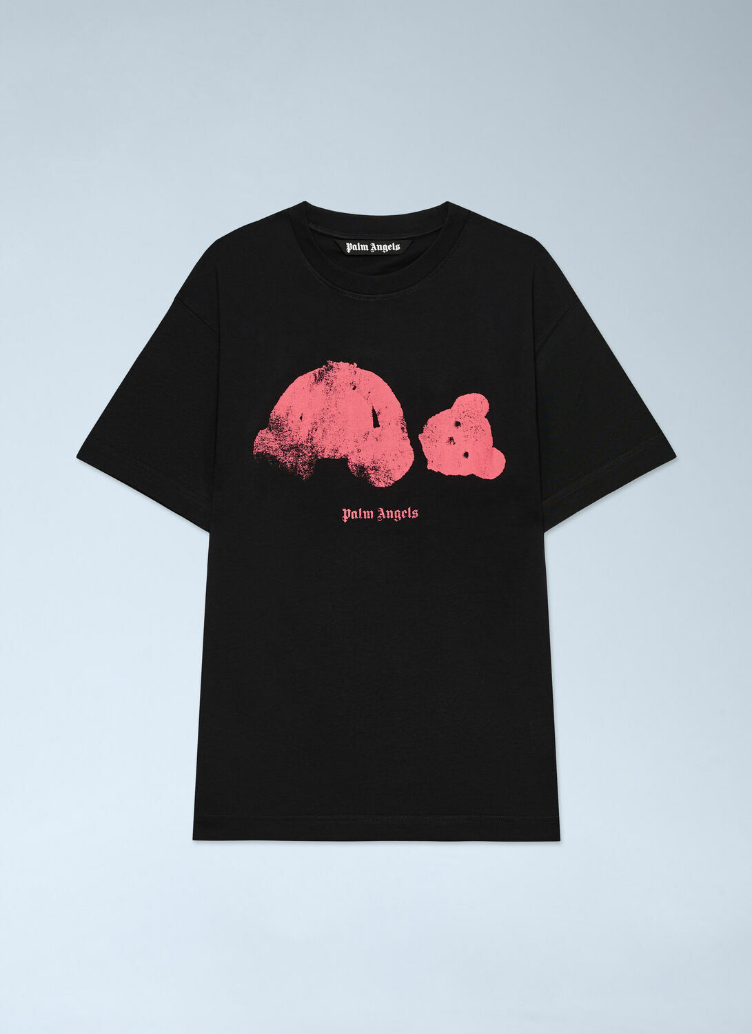 【超人気】　Palm Angels Tシャツ　ベア　バックプリント　アーチロゴ Palm Angels bear-print T-shirt | Black | FARFETCH
