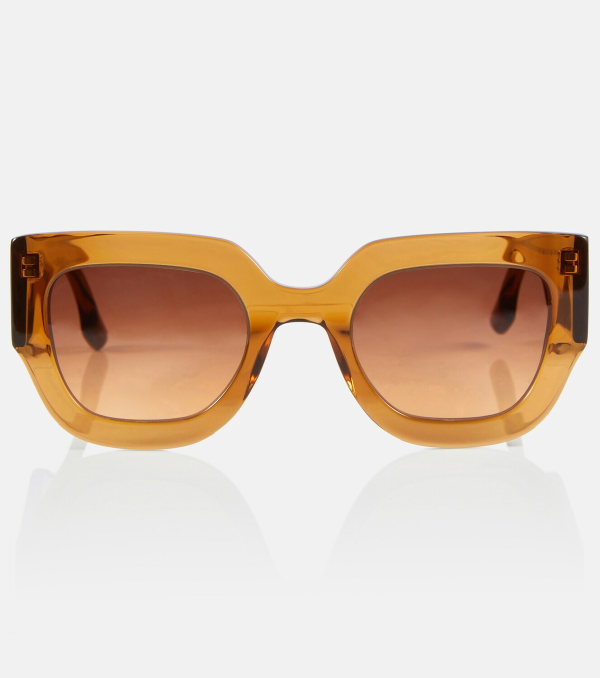 Victoria Beckham Brown Acetate Sunglasses main image 0
