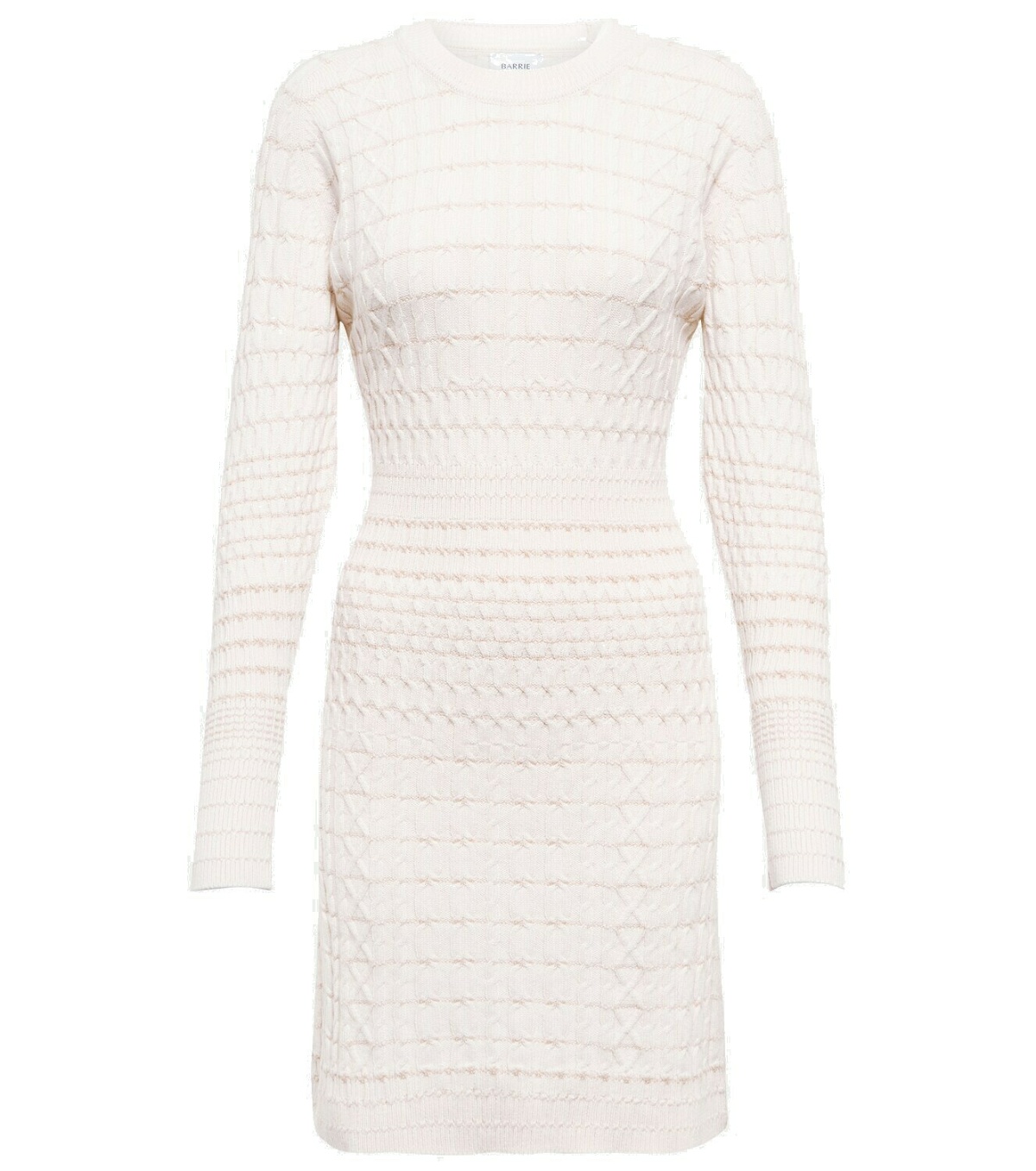 Photo: Barrie Cable-knit cashmere sweater dress