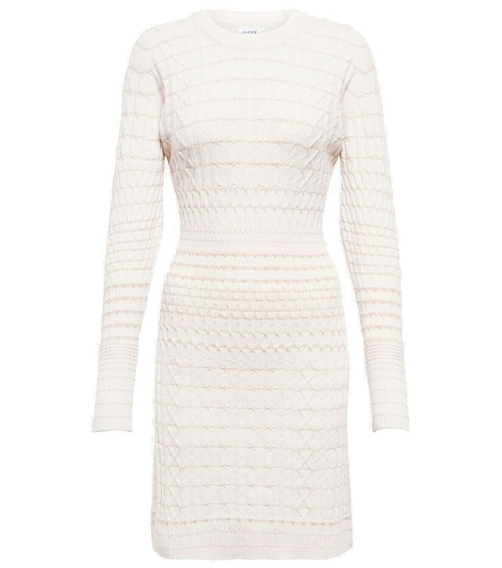 Photo: Barrie Cable-knit cashmere sweater dress