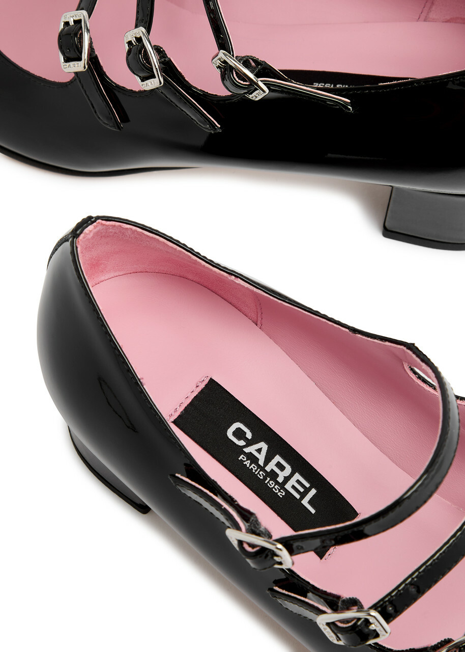 Carel Kina 40 Patent Leather Mary Jane Pumps