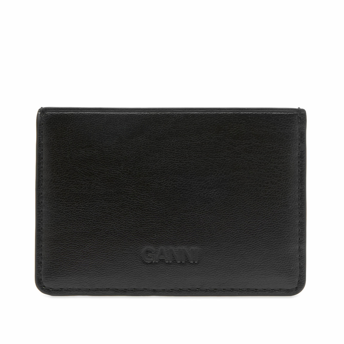 GANNI Women's Bou Card Holder in Black 