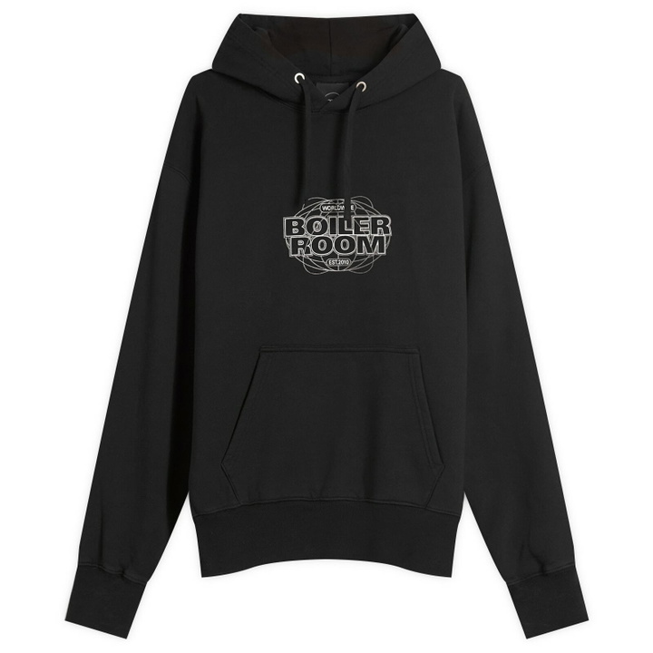 Photo: Boiler Room Men's World Tour Hoodie in Black